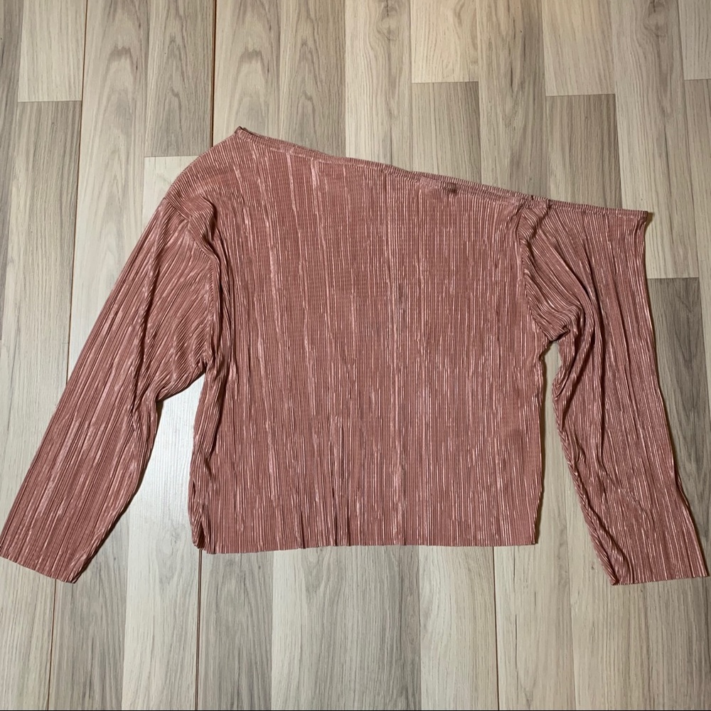PrettyLittleThing One-Shoulder Top in Rust